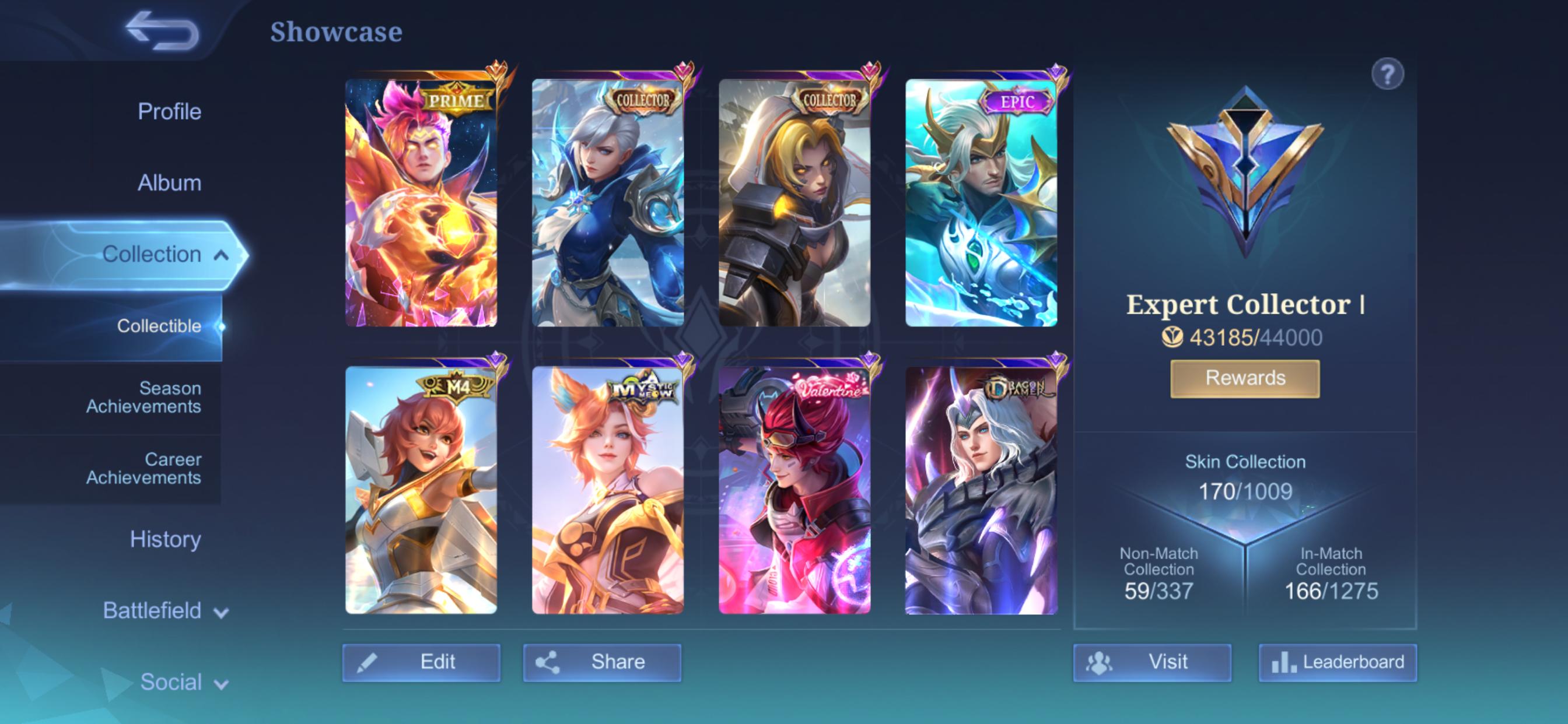 MOBILE LEGENDS TIER EPIC 19